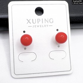 Сережки Xuping18К 20036 ( 0.7 см.)
